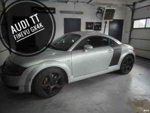 Audi TT – montaż wideorejestratorów FineVu GX4K przód i tył z trybem parkingowym
