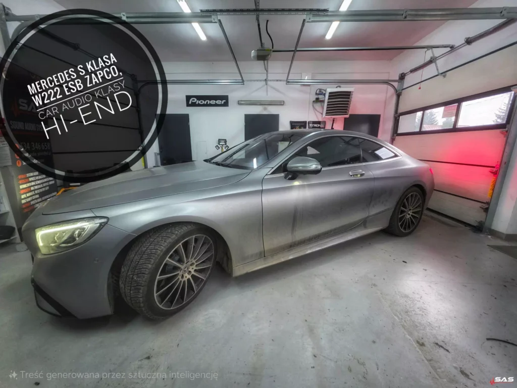 Mercedes S-Class W222 hi-end car audio ESB Zapco Sound Audio System Lublin