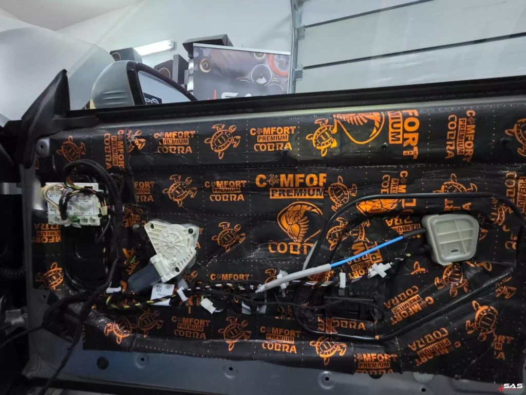 Mercedes S-Class W222 door soundproofing Comfort Mat Cobra