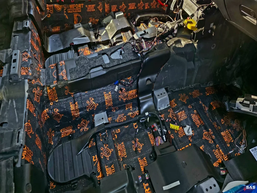 Mercedes S-Class W222 floor soundproofing Comfort Mat