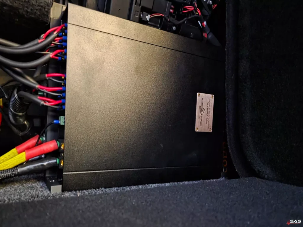 Mercedes S-Class W222 Zapco ST-1000XM III monoblock installation