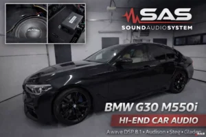 BMW G30 550i (M550i) – poprawa fabrycznego nagłośnienia (HI-END Car Audio)