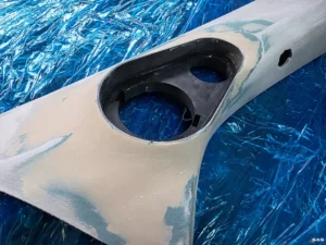 VW Multivan T6.1 – dopracowanie formy słupków A pod wykończenie tapicerką | Sound Audio System Lublin