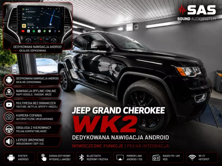 Jeep Grand Cherokee WK2 – STMU Dedicated Android Navigation Installation with Full Factory System Integration