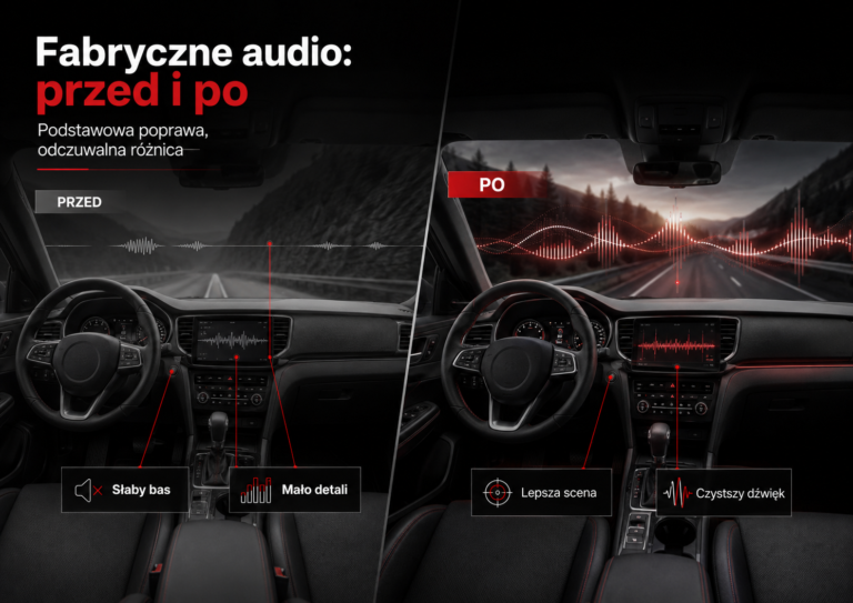 Poprawa fabrycznego audio – lepszy dźwięk w samochodzie