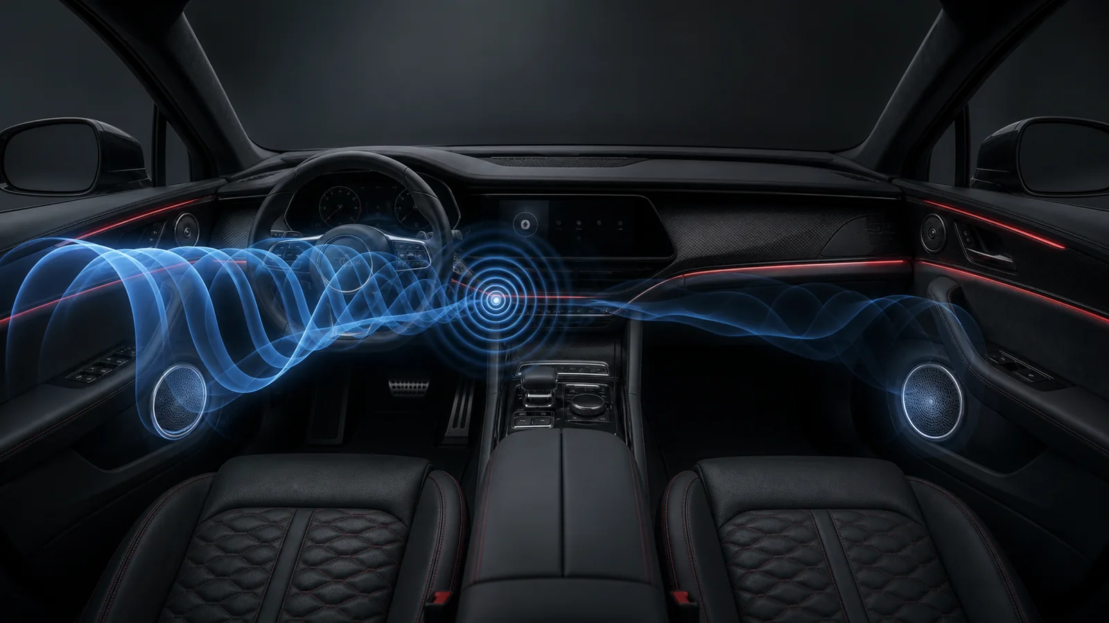 Incorrect channel delays in a car DSP