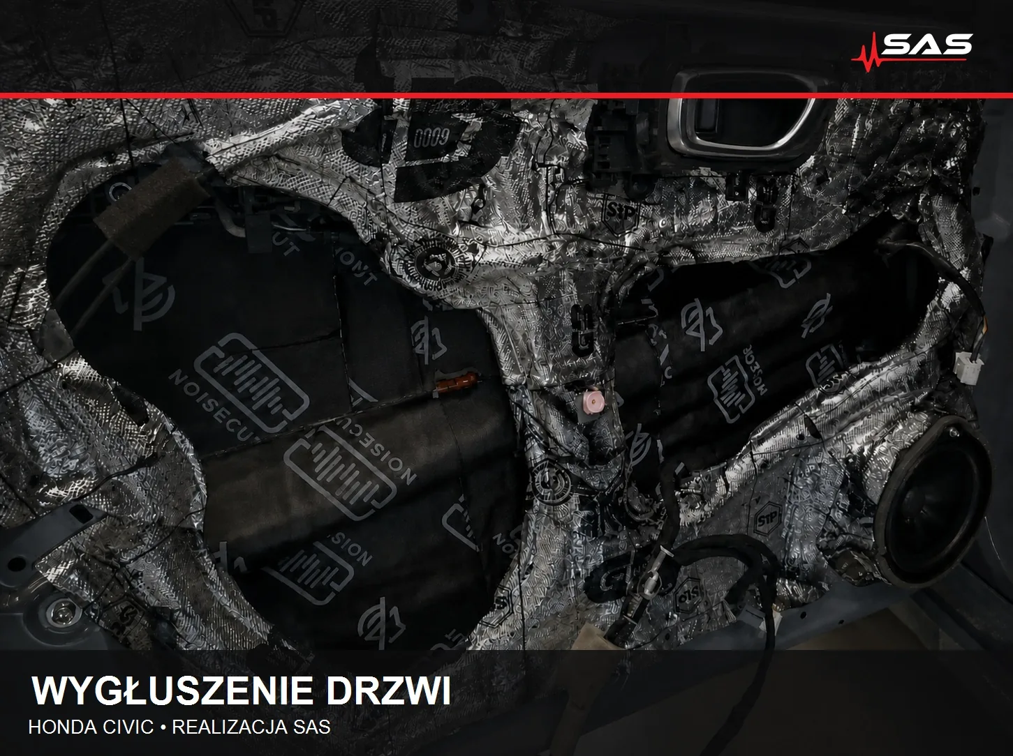 Wygłuszenie drzwi Honda Civic – photo 4