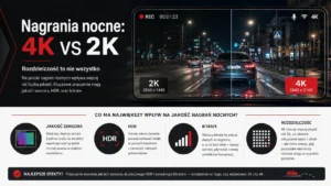4K and 2K dash cam night footage and the impact of sensor quality, HDR and bitrate