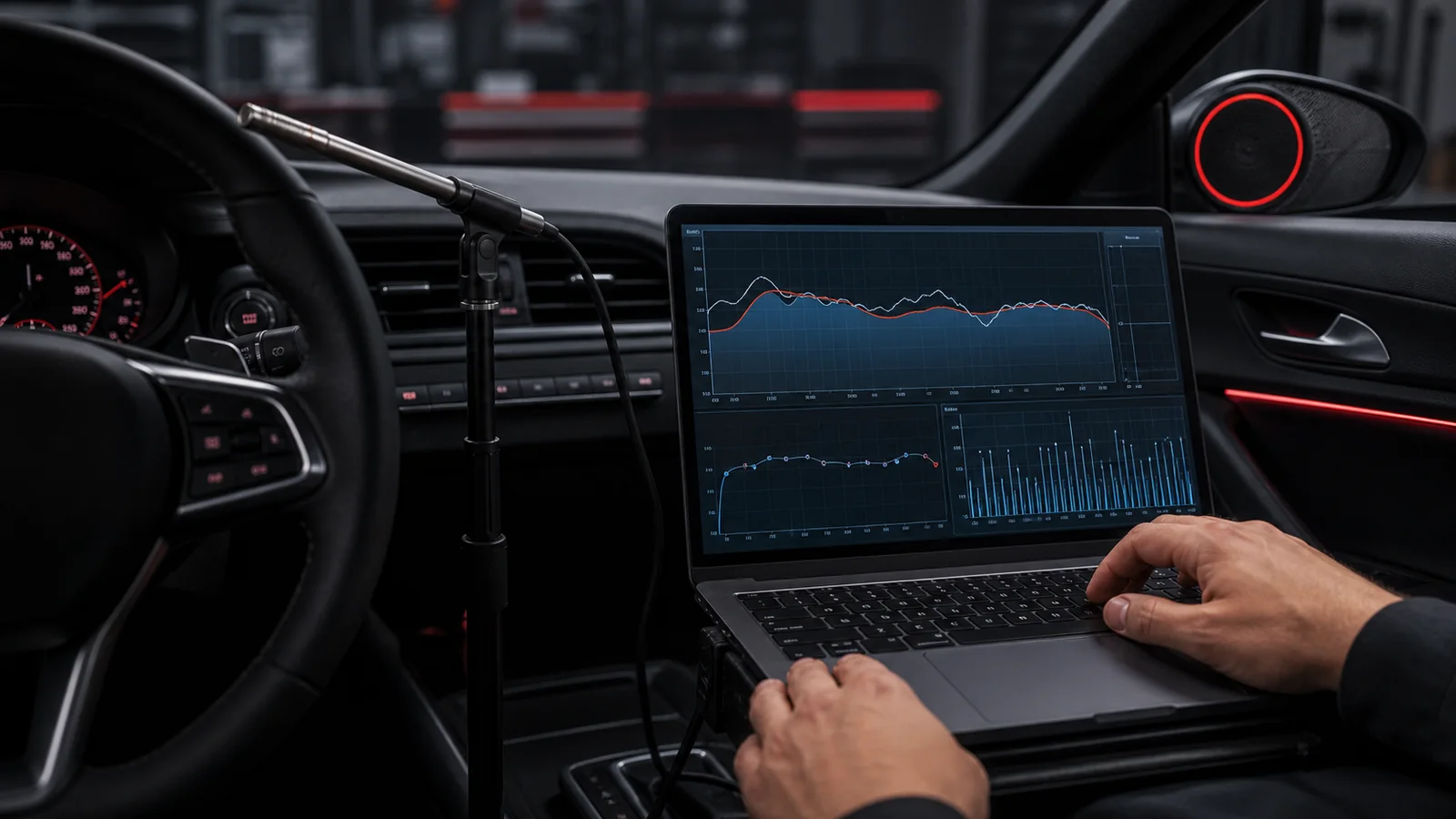 Measuring and tuning the soundstage in a car