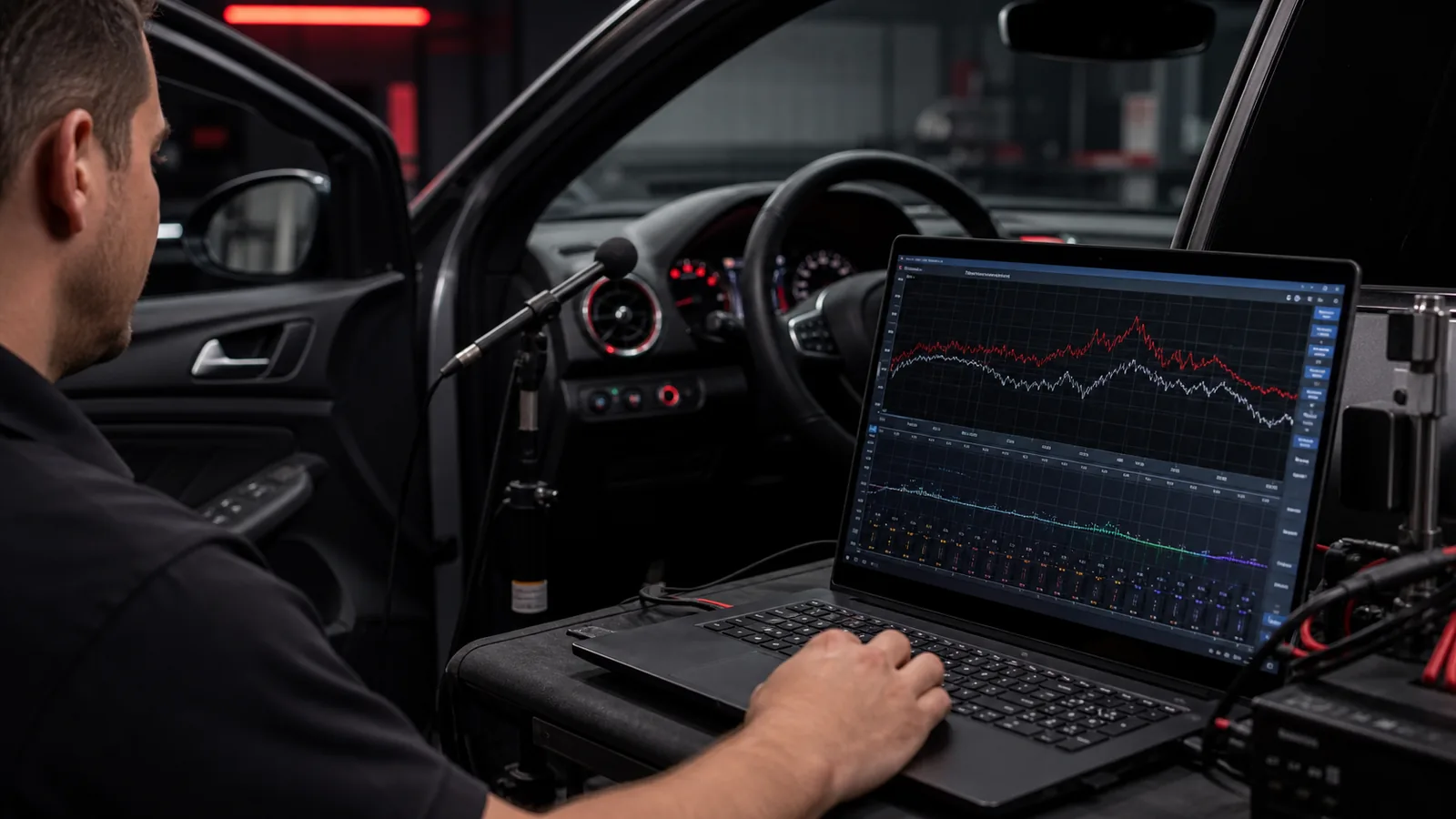 Measuring and tuning car treble with DSP