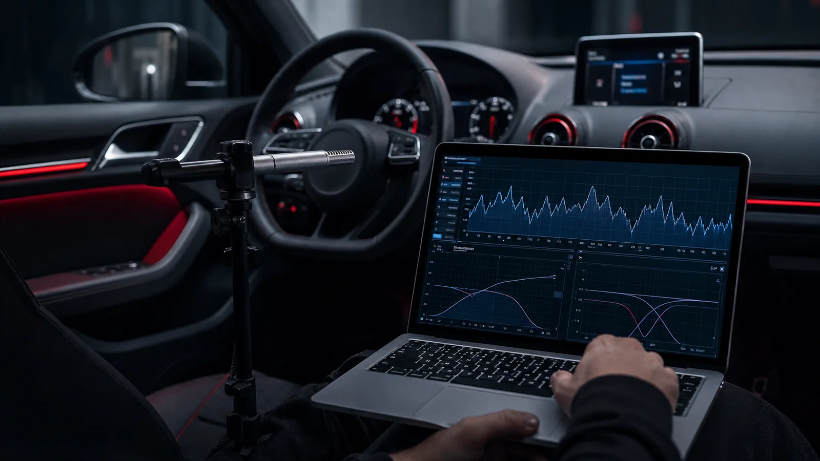 Tuning vocal clarity with a car DSP