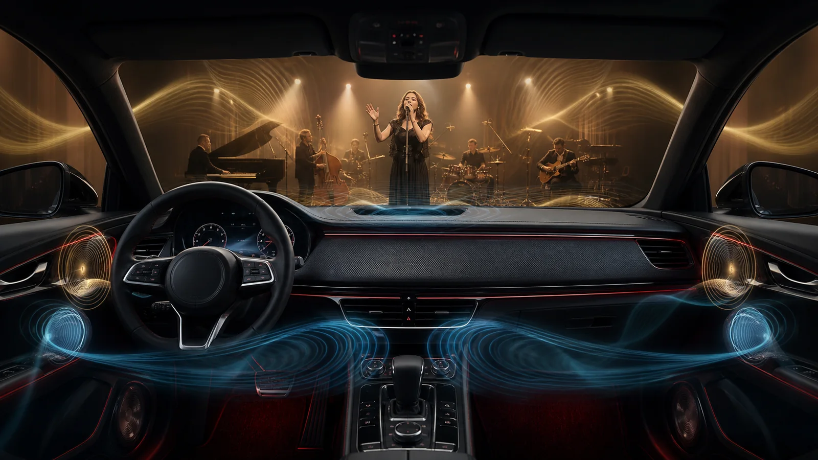 Clear vocals after correct sound-system tuning