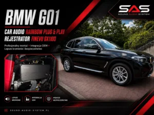 BMW X3 G01 – poprawa nagłośnienia Rainbow i montaż FineVu GX-1100