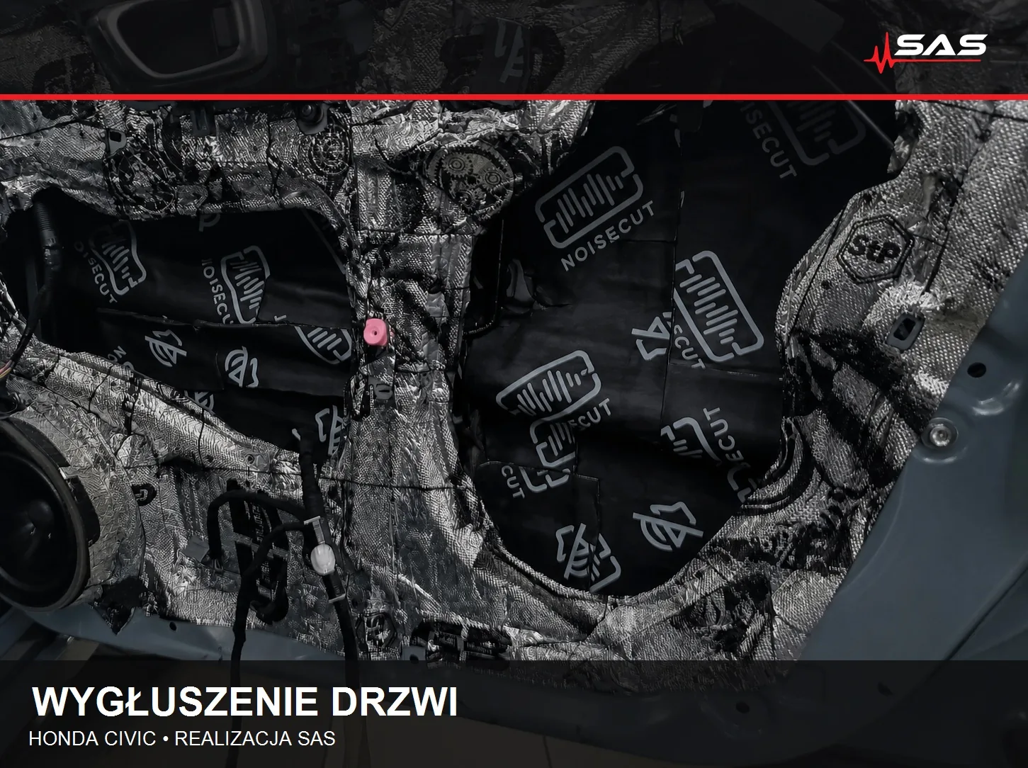 Wygłuszenie drzwi Honda Civic – photo 12