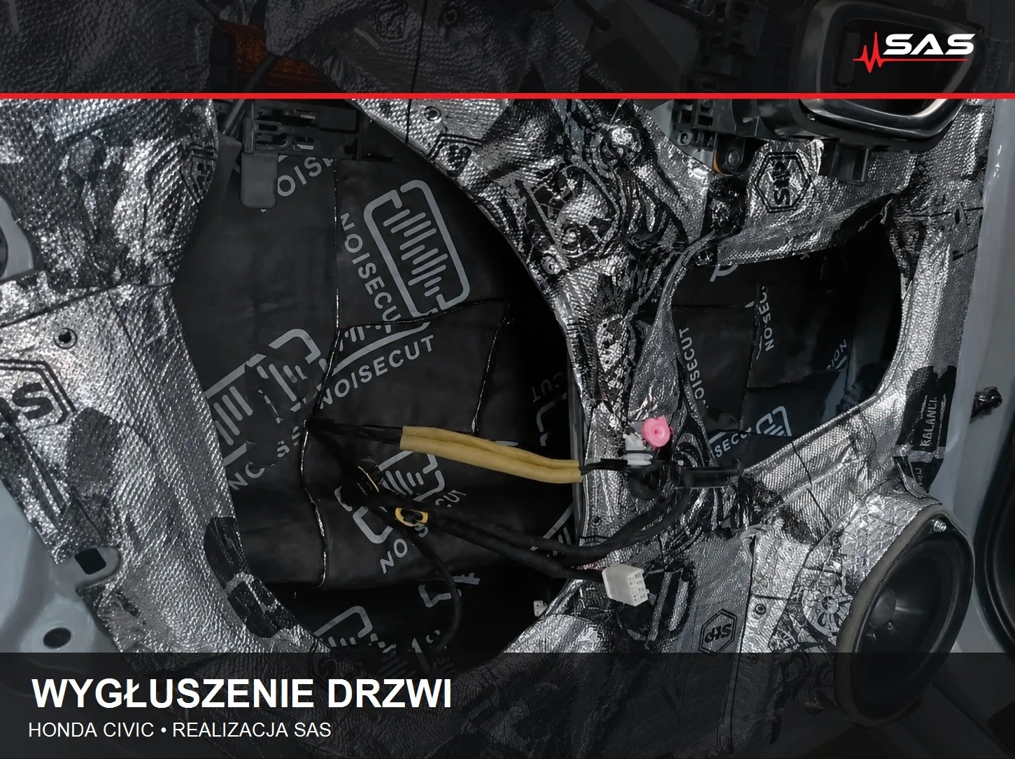 Wygłuszenie drzwi Honda Civic – photo 16