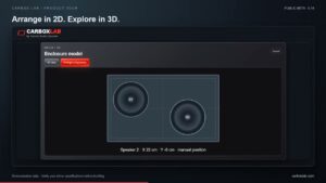 CarBoxLab – projektowanie obudowy subwoofera w 2D i 3D